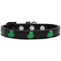 Mirage Pet Products Shamrock Widget Dog CollarBlack Size 16 631-21 BK16